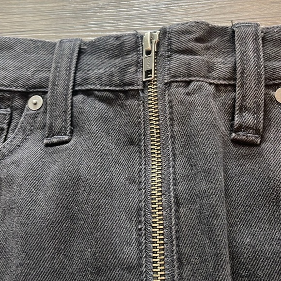 Madewell Rigid Denim A-Line Mini Skirt in Lunar Wash Size 25 - Picture 7 of 10